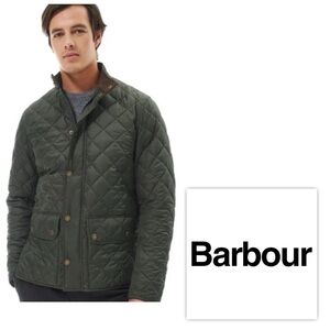 Barbour Men's Lowerdale Quilted Green Sage Jacket XXL